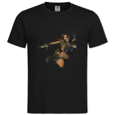 TTomb Raider Lara Croft -shirt with Print Tomb Raider Lara Croft - 2XL black