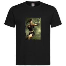 TTomb Raider Lara Croft Hero -shirt with Print Tomb Raider Lara Croft Hero - 2XL black