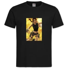 TTomb Raider Explosion Lara Croft -shirt with Print Tomb Raider Explosion Lara Croft - 2XL black