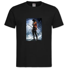 TTomb Raider Lara Croft Girl -shirt with Print Tomb Raider Lara Croft Girl - 2XL black