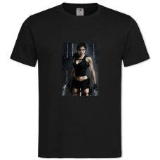 TTomb Raider Lara Croft Strong Hero -shirt with Print Tomb Raider Lara Croft Strong Hero - 2XL black