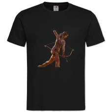 TTomb Raider Strong Lara Croft Print -shirt with Print Tomb Raider Strong Lara Croft Print - 2XL black