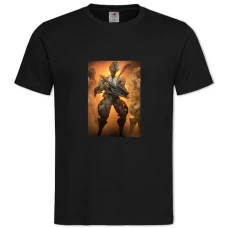 TWarframe Creature Print -shirt with Print Warframe Creature Print - 2XL black