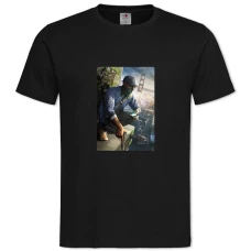 TWatch Dogs Theme Hero Print -shirt with Print Watch Dogs Theme Hero Print - 2XL black