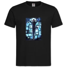 TWatch Dogs Theme Print Hero -shirt with Print Watch Dogs Theme Print Hero - 2XL black