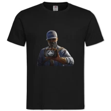 TWatch Dogs Main Hero Print -shirt with Print Watch Dogs Main Hero Print - 2XL black