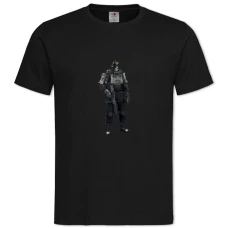 TWolfenstein Theme Hero -shirt with Print Wolfenstein Theme Hero - 2XL black