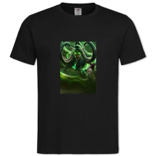 TWorld Of Warcraft Illidan Stormrage -shirt with Print World Of Warcraft Illidan Stormrage - 2XL black