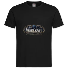 TWorld Of Warcraft Logo -shirt with Print World Of Warcraft Logo - 2XL black