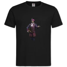 Футболка с принтом Ведьмак Данделлион - 2XL черная