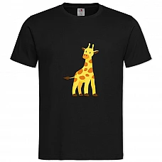 TGiraffe From Cartoon -shirt with Print Giraffe From Cartoon - 2XL black