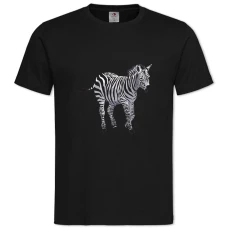 TZebra Walks -shirt with Print Zebra Walks - 2XL black