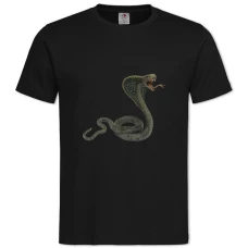 TEvil Snake -shirt with Print Evil Snake - 2XL black