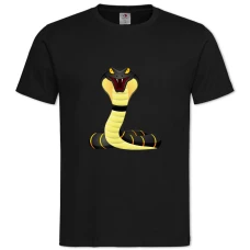 TSnake From Cartoon -shirt with Print Snake From Cartoon - 2XL black