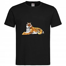TBig Tiger Lies -shirt with Print Big Tiger Lies - 2XL black