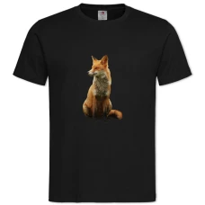 TFox Cunning -shirt with Print Fox Cunning - 2XL black