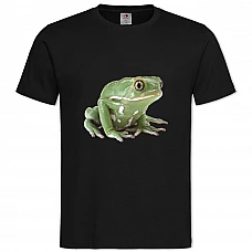 TFunny Frog From Cartoon Print -shirt with Print Funny Frog From Cartoon Print - 2XL black