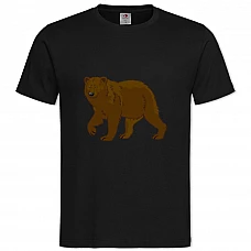 TBear From Cartoon -shirt with Print Bear From Cartoon - 2XL black