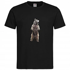 TWhite Bear Stands -shirt with Print White Bear Stands - 2XL black