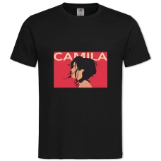 TCamila Cabello 2 -shirt with Print Camila Cabello 2 - 2XL black