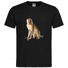 TFunny Monkey -shirt with Print Funny Monkey - 2XL black