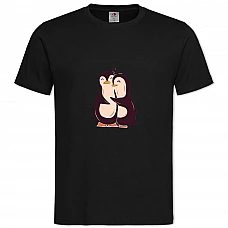 TTwo Cute Penguins -shirt with Print Two Cute Penguins - 2XL black