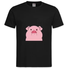 Футболка з принтом Скарбничка З Мультфільму - 2XL чорна