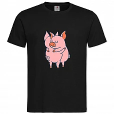 TTwo Pigs -shirt with Print Two Pigs - 2XL black