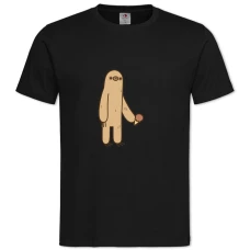 TSloth With Ice Cream -shirt with Print Sloth With Ice Cream - 2XL black