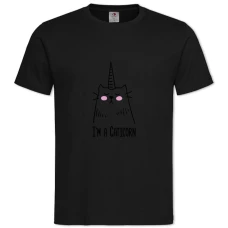 TI'm A Caticorn -shirt with Print I'm A Caticorn - 2XL black