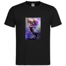 Футболка с принтом Ариана Гранде 2 - 2XL черная