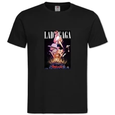 TLady Gaga -shirt with Print Lady Gaga - 2XL black