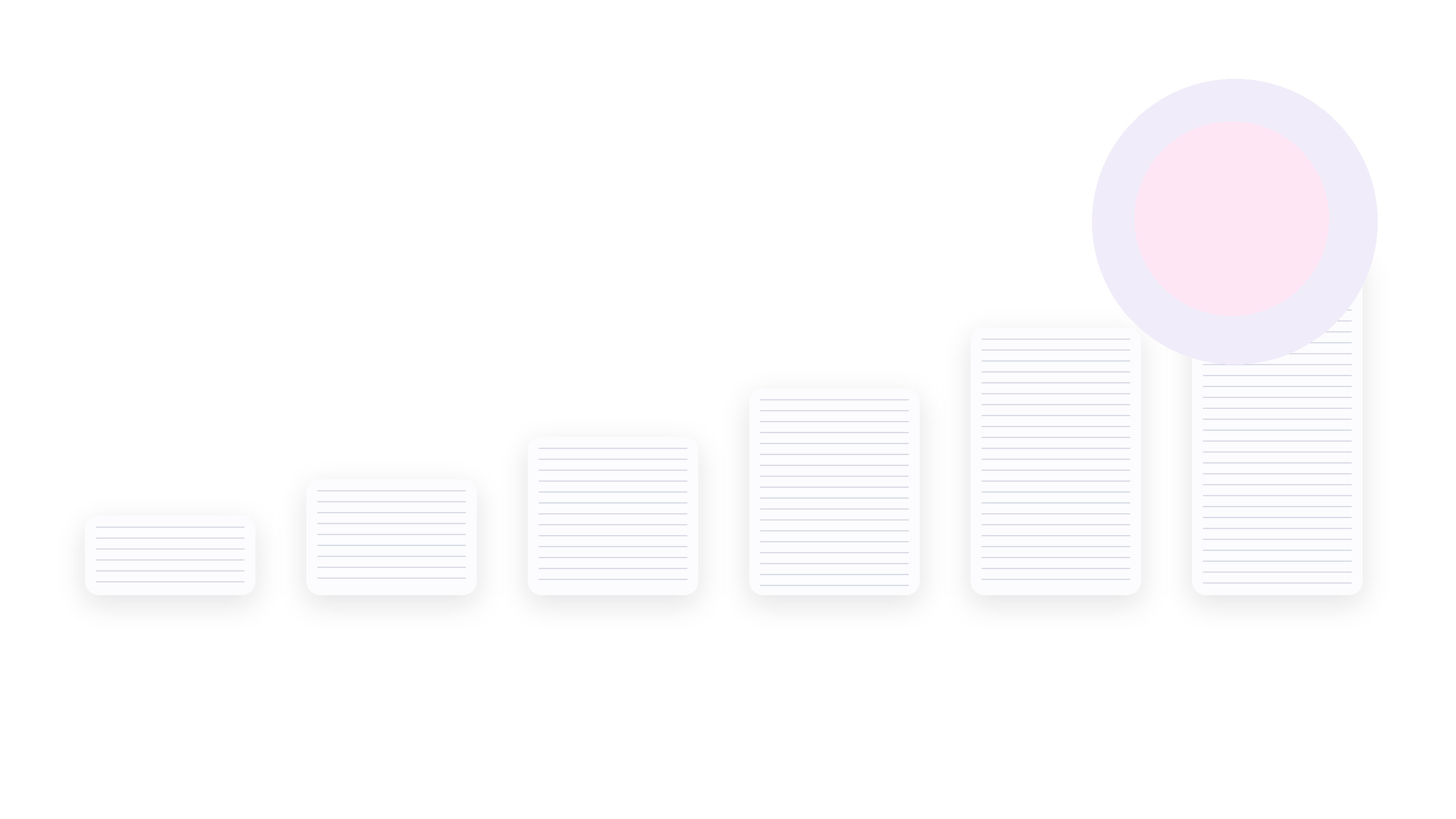 Paper in different weights