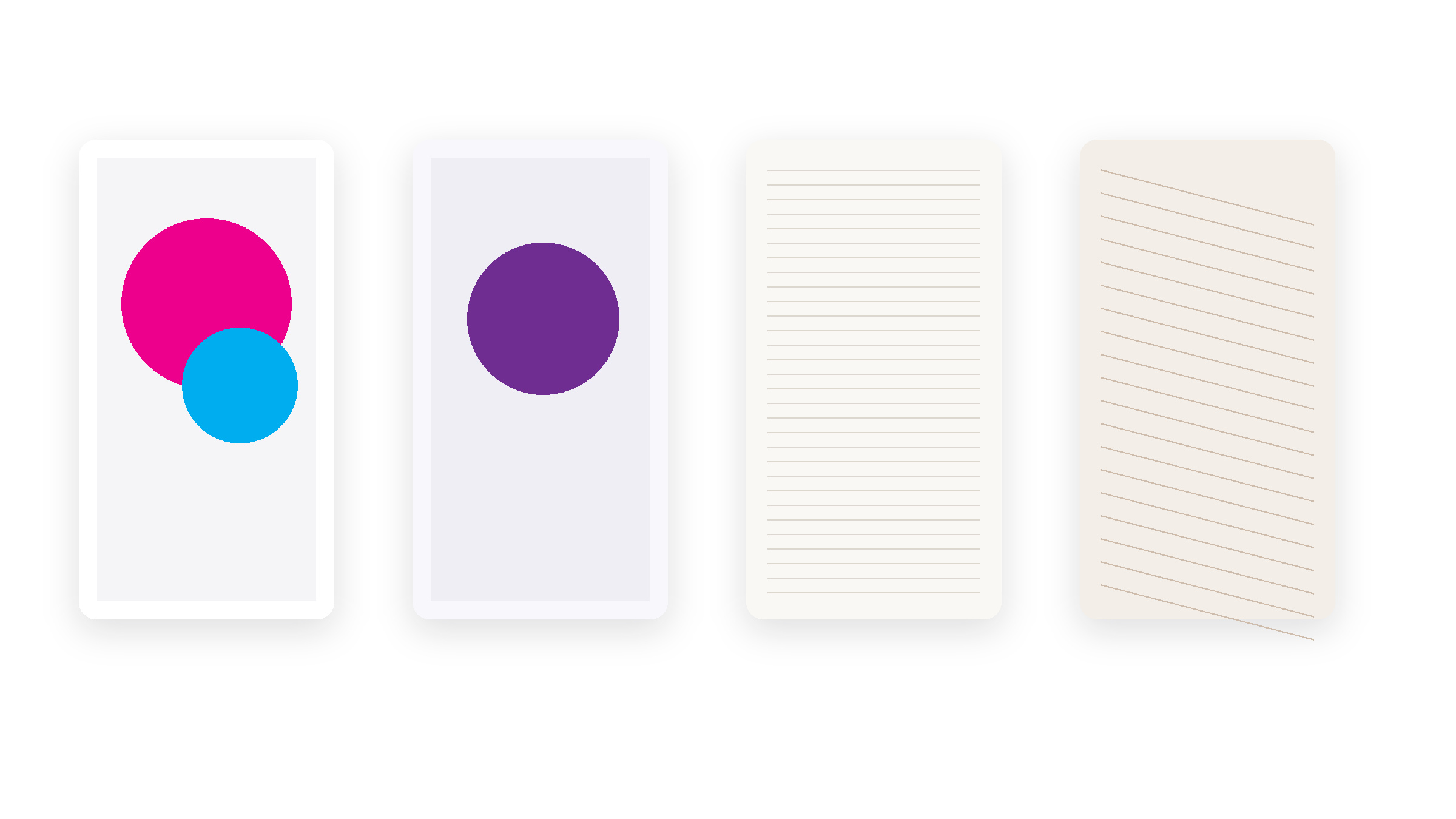 Different paper types for commercial printing