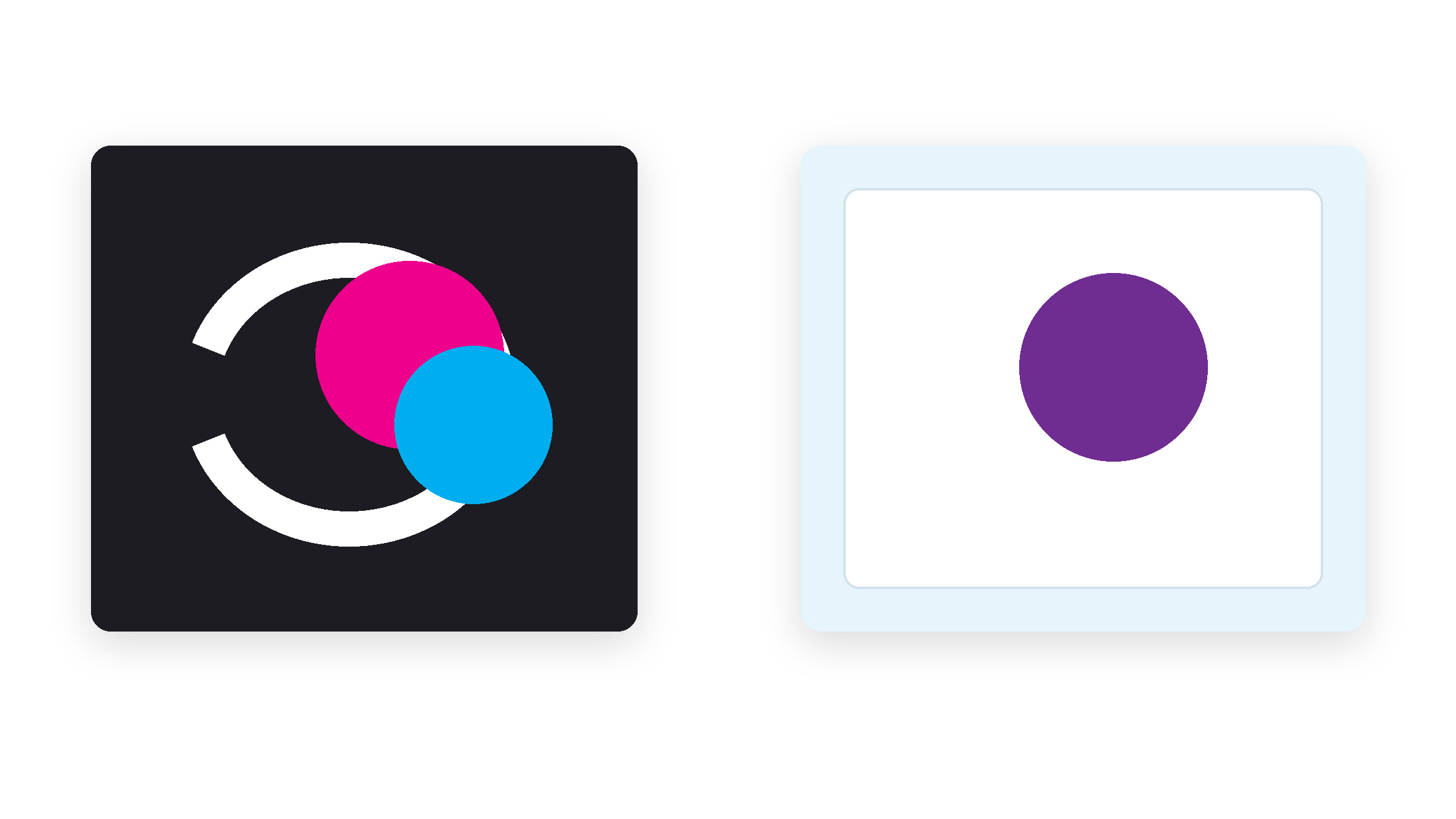 White ink on dark and transparent substrates